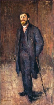  1885 Obras - retrato del pintor jensen hjell 1885 Edvard Munch